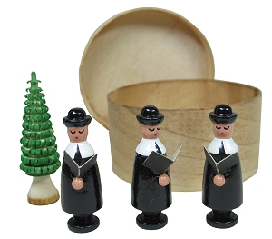 Miniatur-Kurrende in einer Spanschachtel Kurrende in der Spanschachtel