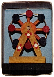 Dregeno Zündholzschachtel Riesenrad (Dregeno 028/014) Erzgebirgische Volkskunst: Miniaturen in der Zündholzschachtel - 'Riesenrad'