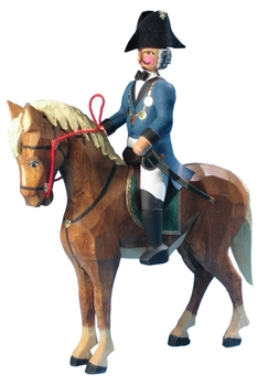 W. Werner Dresdner Bäckeraufzug von 1889 Innungsmeister zu Pferd (W. Werner 3007) Erzgebirgische Volkskunst: Dresdner Bäckeraufzug von 1889 - Innungsmeister zu Pferd