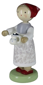 Flade Beerensammlerin  (Flade, 005153) Erzgebirgische Volkskunst: Beerrensammlerin