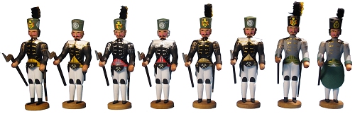 W. Werner Bergparade; Historisch von 1831; Auswahl (W. Werner 1015) Erzgebirgische Volkskunst: Bergparade; Historisch von 1831; Auswahl