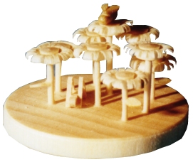 Uwe Uhlig Blumenwiese  (Uwe Uhlig, 140, 100) Erzgebirgische Volkskunst: Blumenwiese 