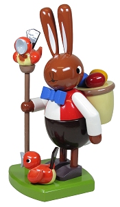 Leichsenring Osterhase Eierhändler (Leichsenring, 224/670) Osterhase 'Eierhändler', Größe: 16 cm