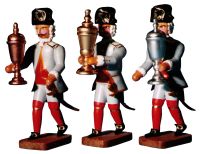 W. Werner Barockbergleute Hüttenleute m. Willkommenskelch (W. Werner 2037) Erzgebirgische Volkskunst: Barockbergleute Hüttenleute m. Willkommenskelch