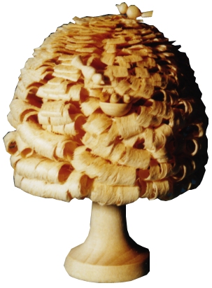 Uwe Uhlig Laubbaum mit Vogelnest  (Uwe Uhlig, 150, 200) Erzgebirgische Volkskunst: Laubbaum mit Vogelnest 