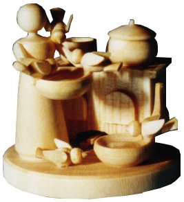 Uwe Uhlig Märchenfiguren Aschenputtel (Uwe Uhlig 1.103.0.0) Erzgebirgische Volkskunst: Märchenfiguren Aschenputtel