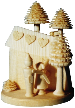 Uwe Uhlig Märchenfiguren Hänsel u. Gretel (Uwe Uhlig 1.105.0.0) Erzgebirgische Volkskunst: Märchenfiguren Hänsel u. Gretel