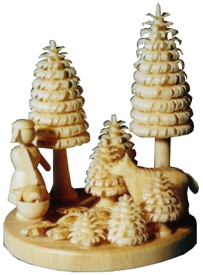 Uwe Uhlig Märchenfiguren Rotkäppchen (Uwe Uhlig 1.108.0.0) Erzgebirgische Volkskunst: Märchenfiguren Rotkäppchen