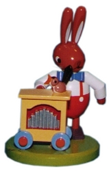 Leichsenring Osterhase mit Leierkasten (Leichsenring 224/194) Osterhase mit Leierkasten