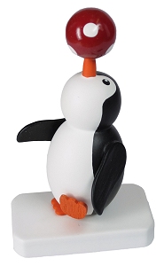 Knut Dietze Pinguin Jongleur (Knut Dietze 05/07) Erzgebirgische Volkskunst: Pinguin / Jongleur