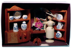 Flade Porzellansalon Meißen (Flade 1403) Erzgebirgische Volkskunst: Porzellansalon Meißen