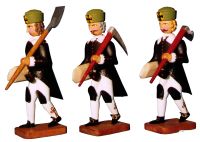 W. Werner Barockbergleute Schürfer (3) (W. Werner 2043) Erzgebirgische Volkskunst: Barockbergleute (3) Schürfer