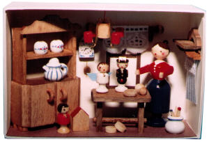 Flade Spielzeugmacherstube  (Flade 1408) Erzgebirgische Volkskunst: Spielzeugmacherstube 