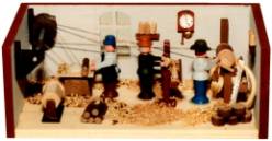 Gunther Flath Stube Drehwerk (Gunther Flath 30/1) Erzgebirgische Volkskunst: Stube / Drehwerk