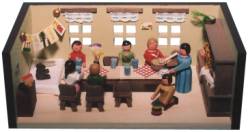 Gunther Flath Stube Kindergarten (Gunther Flath 30/43) Erzgebirgische Volkskunst: Stube / Kindergarten