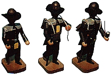 W. Werner Arbeitende Bergleute 19. Jahrhundert Anfahrende Bergleute (W. Werner 1701) Erzgebirgische Volkskunst: Anfahrende Bergleute 