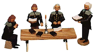 W. Werner Arbeitende Bergleute 19. Jahrhundert Betstube (W. Werner 1703) Erzgebirgische Volkskunst: Betstube 