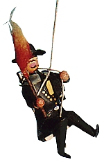 W. Werner Arbeitende Bergleute 19. Jahrhundert 1 Bergmann am Seil, Einfahrt (W. Werner 1706) Erzgebirgische Volkskunst: Einfahrt 