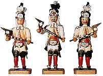 W. Werner Barockbergleute Freiherren (3) (W. Werner 2010) Erzgebirgische Volkskunst: Barockbergleute - Freiherren