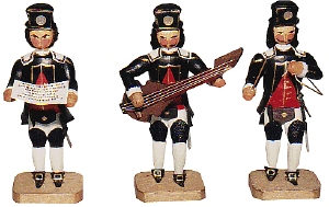 W. Werner Barockbergleute Sänger (3) (W. Werner 2006) Erzgebirgische Volkskunst: Barockgruppe Sänger